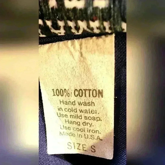 Kalamity Kate by Rare Xperience Vintage blue western fringe shirt T5.31.505 - Picture 5 of 6